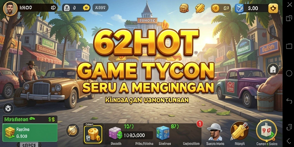Tampilan gameplay 62HOT yang menarik dan adiktif.