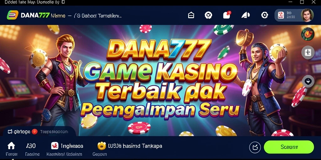 Gameplay DANA777 yang menegangkan dan seru di layar.