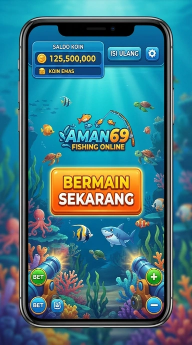 Tampilan utama aplikasi aman69 yang intuitif.